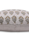 Block print Pillow cover for sofa, couch or bed- Pure Linen - MOR MUKUT - Fabdivine