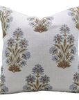 Block print Pillow cover for sofa, couch or bed- Pure Linen- MOR PANKH - Fabdivine