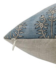 Pure Linen block print designer boho pillow/cushion cover- NEEL GAGAN - Fabdivine