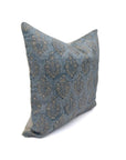 Pure Linen block print designer boho pillow/cushion cover- NEEL GAGAN - Fabdivine