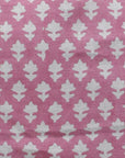 Square/Lumber block print pillow cover- Pure Linen- PINKCITY JAAL - Fabdivine