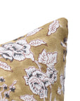 Block print Pillow cover for sofa, couch or bed- pure linen- RAMESHWARM - Fabdivine