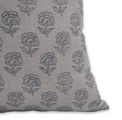 Hand Block Print pure linen designer pillow cover- ROHINI - Fabdivine