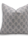 Hand Block Print pure linen designer pillow cover- ROHINI - Fabdivine