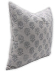 Hand Block Print pure linen designer pillow cover- ROHINI - Fabdivine