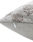 Block Print Pure Linen Pillow Cover - ROHINI - Fabdivine