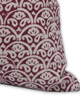 Throw Pillow Cover –Designer Collection of Hand Block Print Pure Linen- SHATRU - Fabdivine