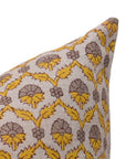 Hand Block Print pure linen designer pillow cover- SHEHNAAZ - Fabdivine