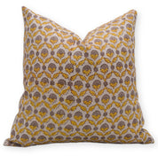 Hand Block Print pure linen designer pillow cover- SHEHNAAZ - Fabdivine