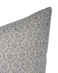 Block Print Pure Linen Pillow Cover - SHEHNAAZ - Fabdivine