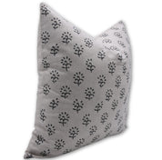 Block print Pillow cover for sofa, couch or bed- pure linen- SHIVRI - Fabdivine