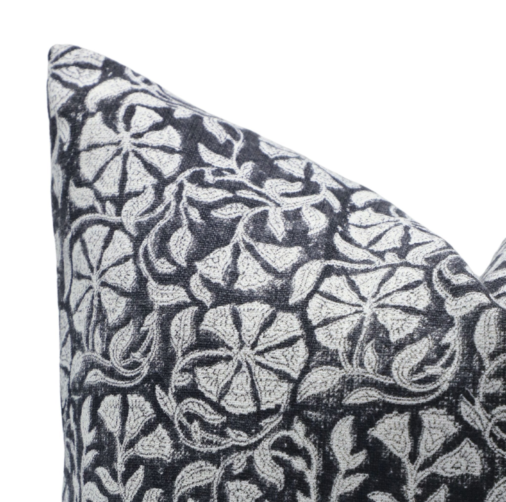 Block Print Pure Linen Pillow Cover - SUDARSHAN JAAL - FABDIVINE LLCBlock Print Pure Linen Pillow Cover - SUDARSHAN JAALPL Pillow CoverFABDIVINE LLC