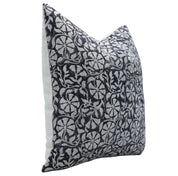 Block print Pure Linen throw pillow cover- SUDARSHAN JAAL - Fabdivine