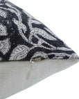 Block print Pure Linen throw pillow cover- SUDARSHAN JAAL - Fabdivine