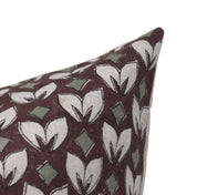 Block Print Pure Linen Pillow Cover - TITLEE - Fabdivine