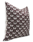 Block Print Pure Linen Pillow Cover - TITLEE - Fabdivine