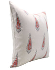 Block print Pure Linen throw pillow cover- TRACI - Fabdivine