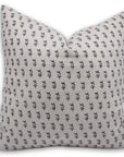 Pure Linen block print designer boho pillow/cushion cover- TRIMAB - Fabdivine