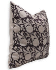 Block print Pillow cover for sofa, couch or bed- Pure Linen- ZICRON - Fabdivine