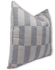 Throw Pillow Cover –Designer Collection of Hand Block Print Pure Linen- ZIG-ZAG - Fabdivine