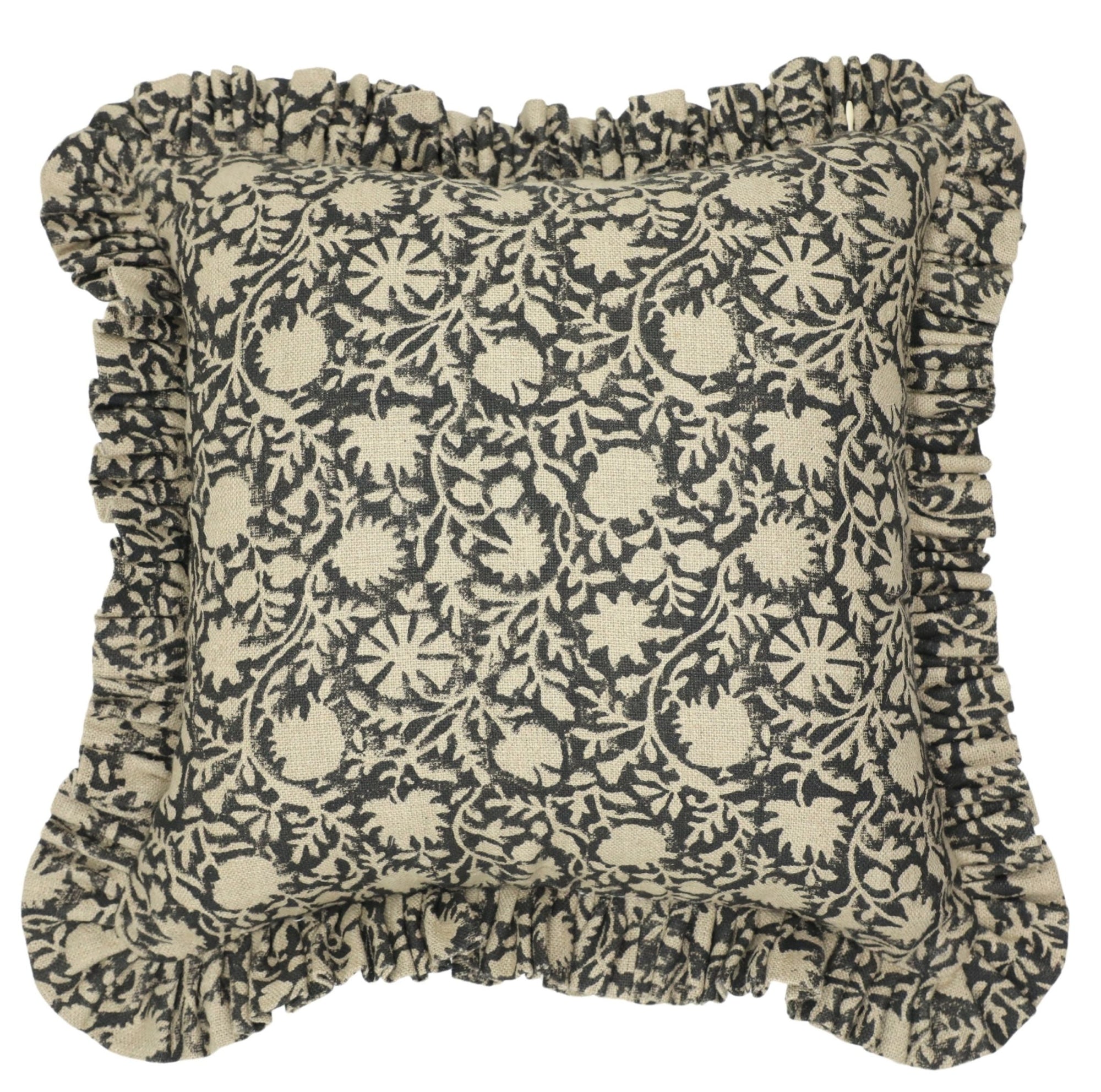 CHAKRI- Ruffle Pillow Cover - Fabdivine