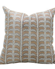 Block print Linen Blend throw pillow cover- GARUD - Fabdivine