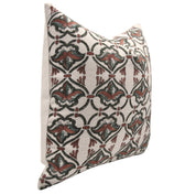 Thick cotton block-printed designer boho pillow cover - HRIDYAVAN - Fabdivine