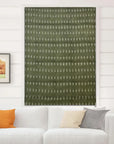 Thick Linen Block Print Roman Shade -Omji