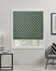 Pure Linen Block Print Blackout Window Blind-Rohini