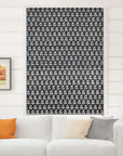 Pure Linen Block Print Roman Shade- DAMARU