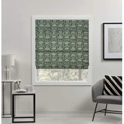 Thick Linen Block Print Roman Shade -Ulta Kamal