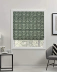 Thick Linen Block Print Roman Shade -Ulta Kamal