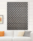 Pure Linen Bloack Print Blackout Window Blind-Rohini