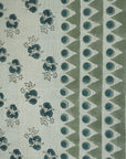 Pure Linen Floral Blackout Shade For Room-Mountain Moon