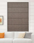 Thick Linen Block Print Roman Shade-SANGMARMAR JAAL