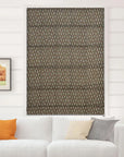 Thick Linen Block Print Roman Shade- TULSI BUTI