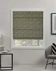 Thick Linen Block Print Roman Shade- Merakhi