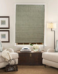 Heavy Linen Block Print Roman Shade -Ratanbel