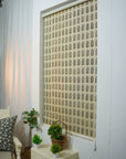 Linen Polymer Blackout Roller Shade- Inderdhanush - Fabdivine