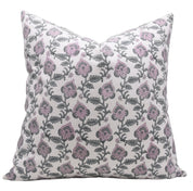 MADHUBALA Hand Block Print Thick Cotton White Pillow Cover - Fabdivine