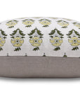 Block print Pillow cover for sofa, couch or bed- pure linen- MOR MUKUT - Fabdivine