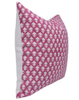 PINKCITY JAAL | Pink-White Pillow Cover - Fabdivine