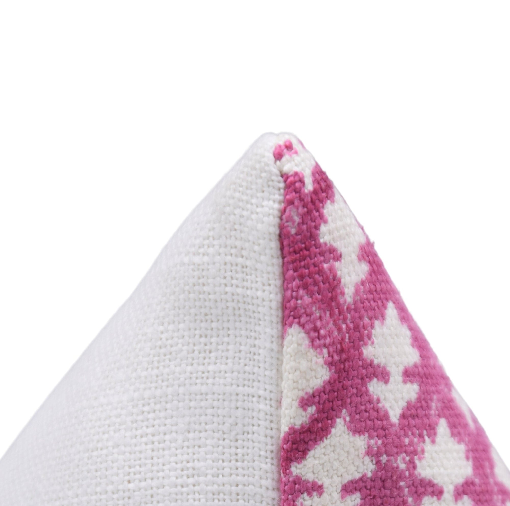 PINKCITY JAAL | Pink-White Pillow Cover - Fabdivine