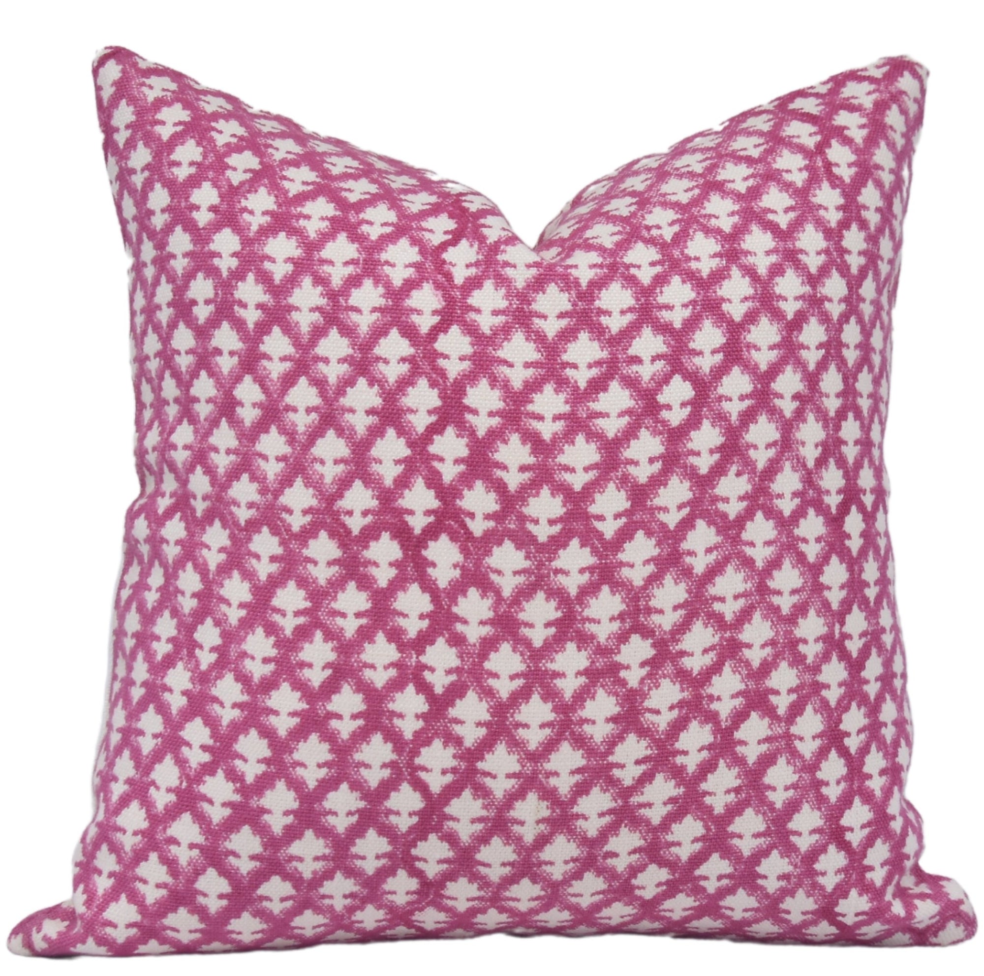 PINKCITY JAAL | Pink-White Pillow Cover - Fabdivine