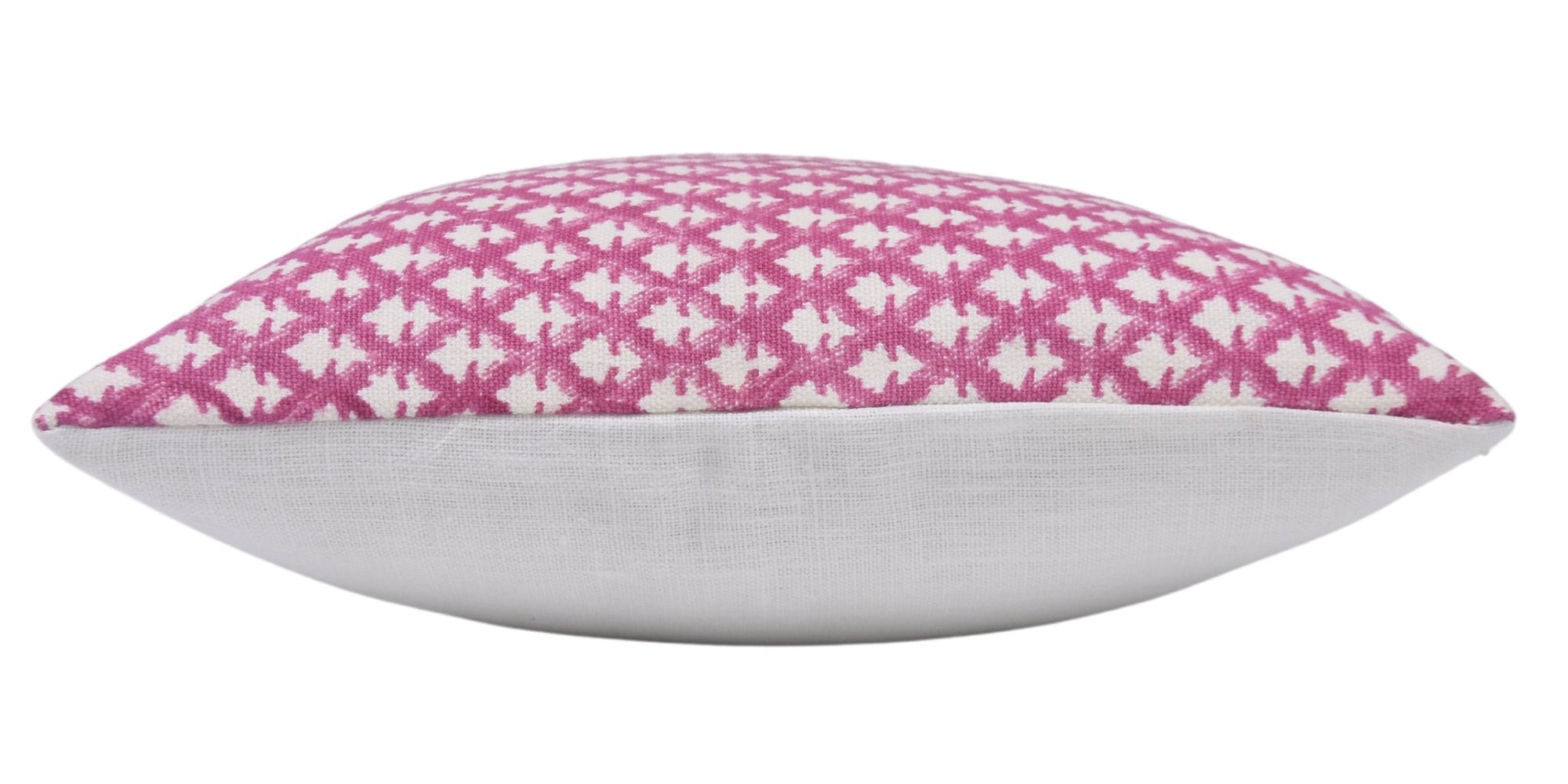 PINKCITY JAAL | Pink-White Pillow Cover - Fabdivine