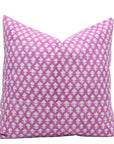 PINKCITY JAAL Cotton Pillow Cover in Pink and White - Fabdivine