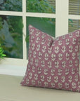 Block Printed Pillow Cover For Sofa Couch Or Bed - Pure Linen - Superstar