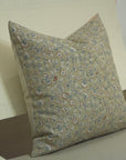 Pure Linen Block Print Designer Boho Pillow/Cushion Cover - Himachal