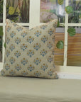 Green Accent Pillows: Nature - Inspired Diwali Flower