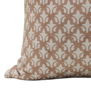 Hand Block Print Linen Blend designer pillow cover- RAJPUTANA - Fabdivine